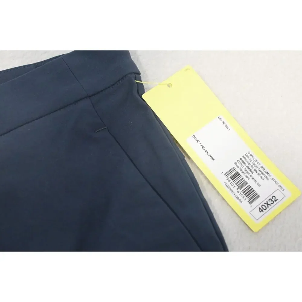 All In Motion Golf Pants Taper Fit Nylon Stretch Flat Athletic Mens‎ 40 x 32 NWT